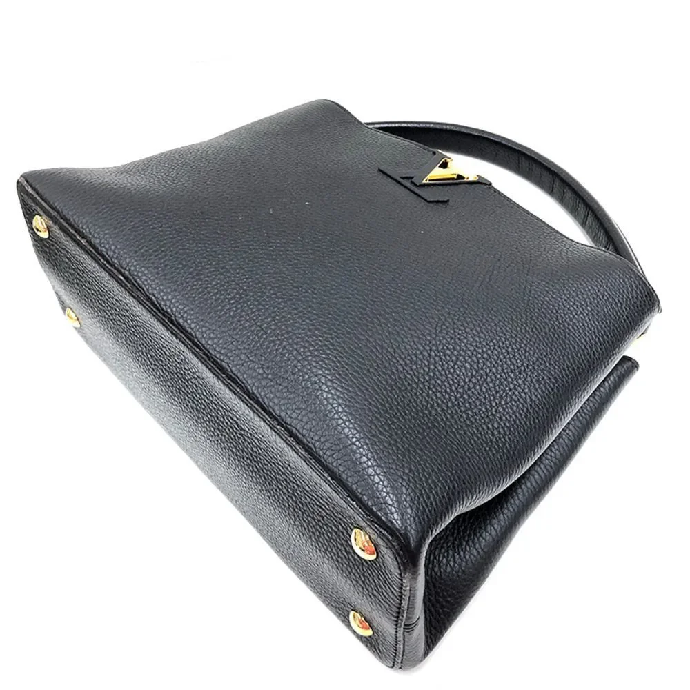 Louis Vuitton Capucines Handbag Black